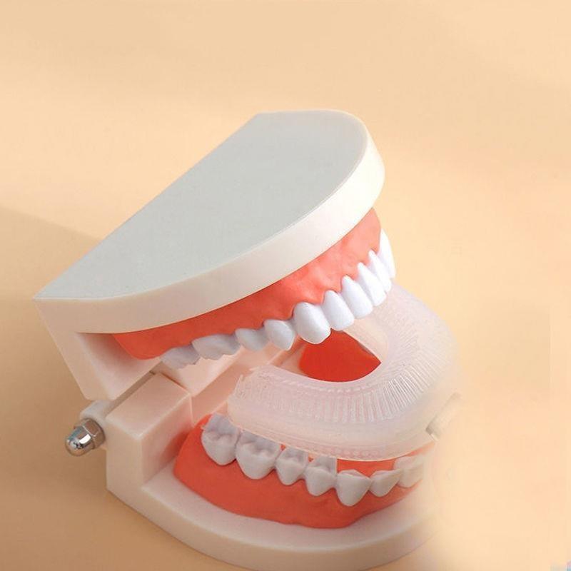 Bàn Chải Đánh Răng Silicon Hình Chữ U Cho Trẻ Em ️- Bàn Chải Tập Đánh Răng Cho Bé Từ 2 - 6 Tuổi -- Hàng Chất Lượng KST