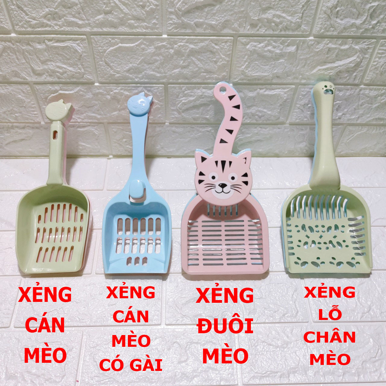 Xẻng, Muỗng Xúc Cát Vệ Sinh Cho Mèo, Xẻng Xúc Cát Hình Mèo