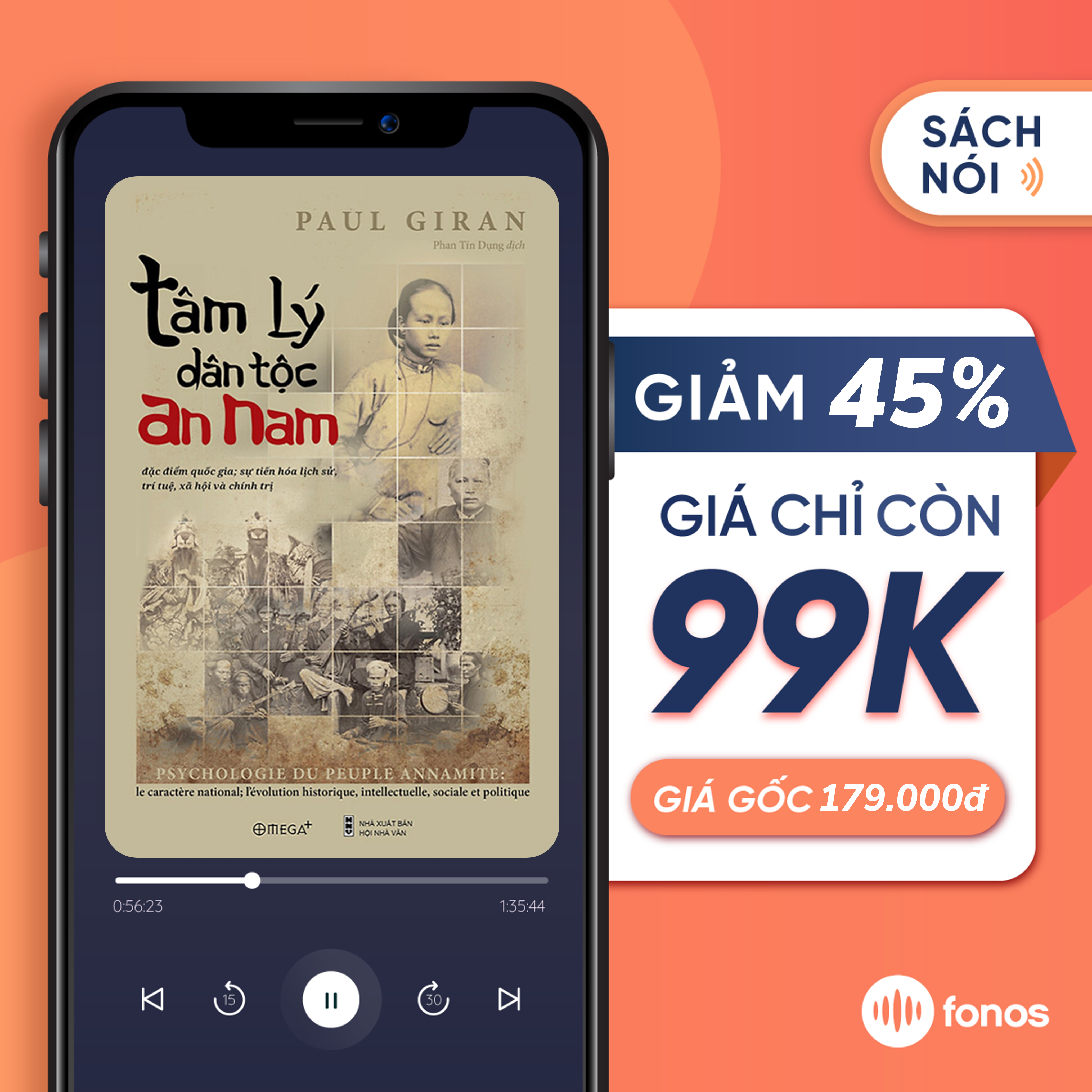 [e-voucher] Sách nói Fonos: Tâm Lý Dân Tộc An Nam