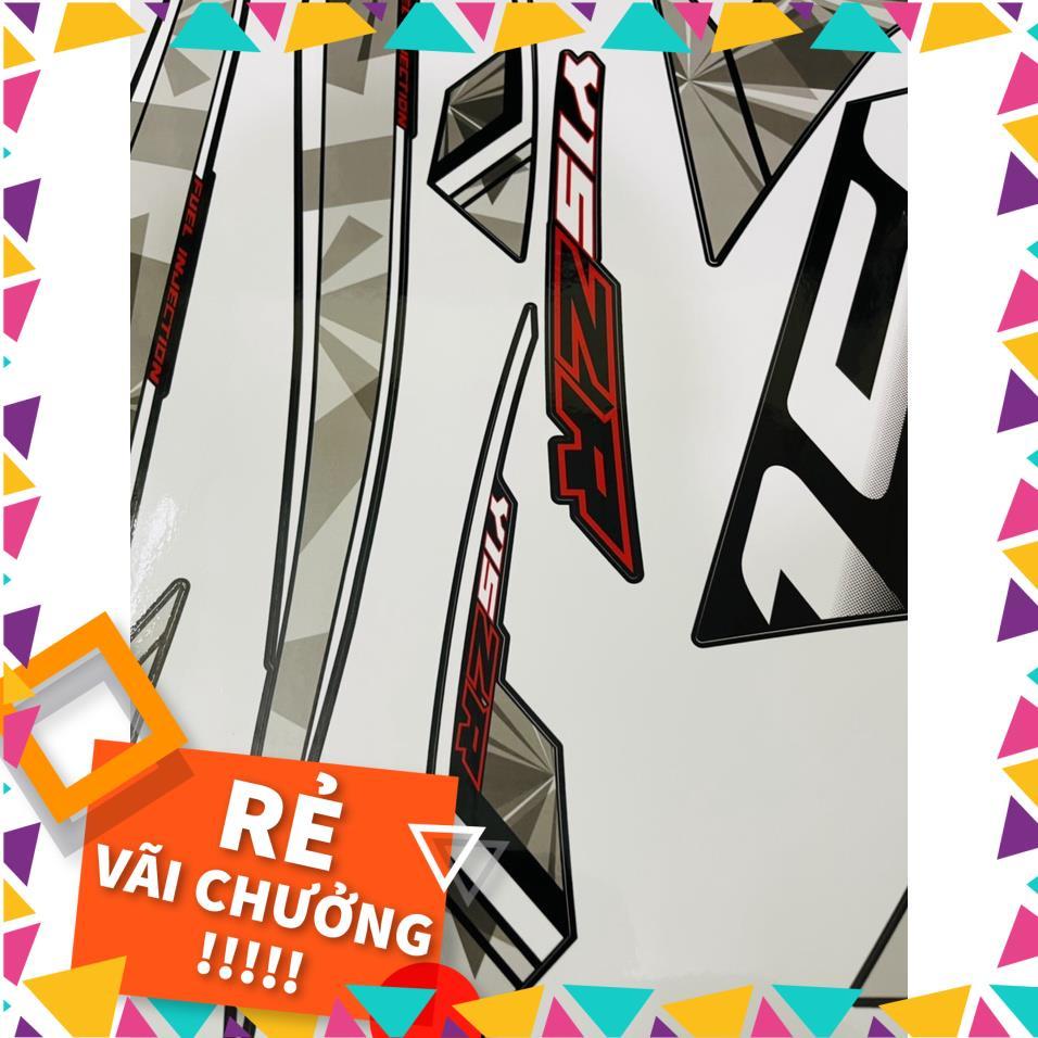 Tem Rời Exciter 150 Mẫu Y15ZR Đen Xám Trắng