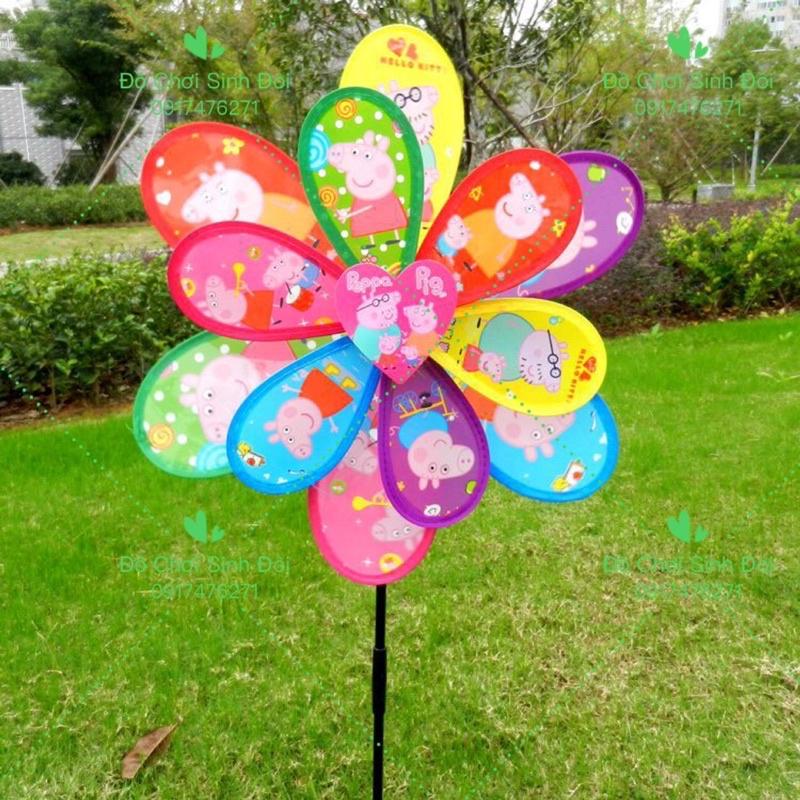 Chong chóng gió 40 cm 2 tầng - hình nhân vật hoạt hình