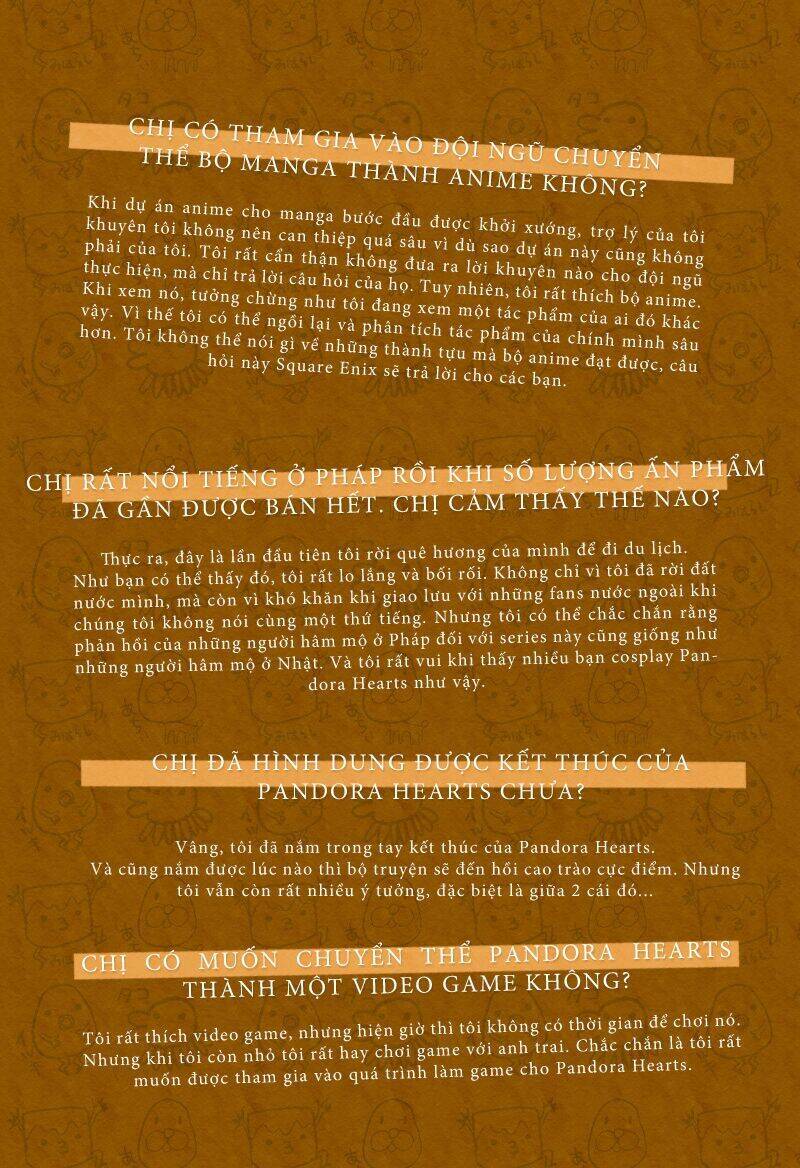 unbirthday - pandora hearts online magazine chapter 1 9