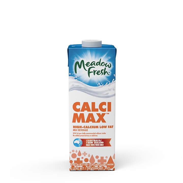 Sữa Tươi Tiệt Trùng Giàu Canxi ít béo nhập khẩu Úc MEADOW FRESH 1L