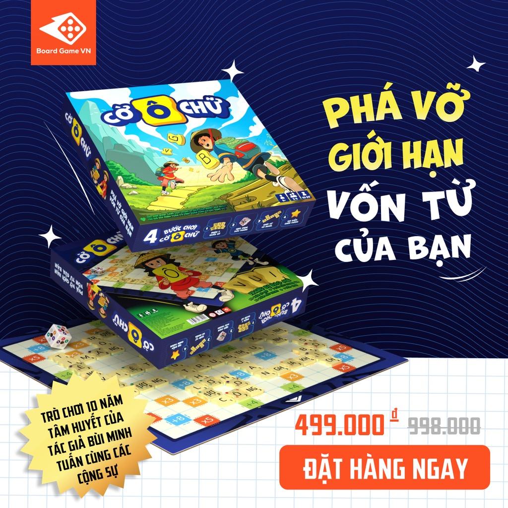 Trò chơi Cờ Ô Chữ - Chiến Thuật Sử Dụng Tiếng Việt Của Ai Cao Hơn Nào. BoardGame Hay Rủ Bạn Chơi Ngay