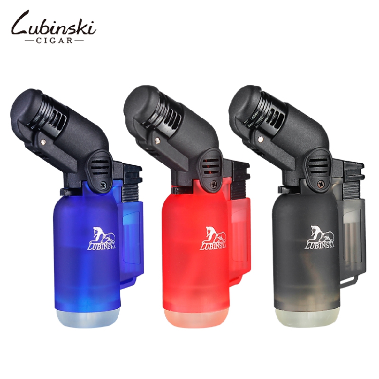 Bật Lửa Hột Quẹt Gas Lubinski SK-41 Khò 1 Tia Nhỏ Gọn Đẹp Độc Lạ Khoang Chứa Gas Trong Suốt Nhìn Thấy Gas - Nhiều Màu