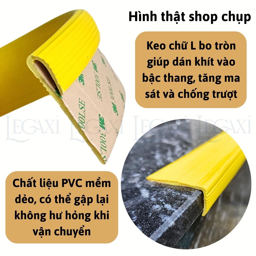 Miếng dán cầu thang bậc thềm chống trượt hình chữ L bám dính chống thấm nước ma sát lớn Legaxi