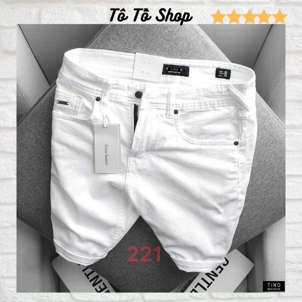 Quần Short Nam Rách️️ Quần Short Bò Nam Cao Cấp - Sọt Jean Co Giãn Mẫu Mới Hàng VNXK Tô Tồ Shop-QSJN13-Mã 221