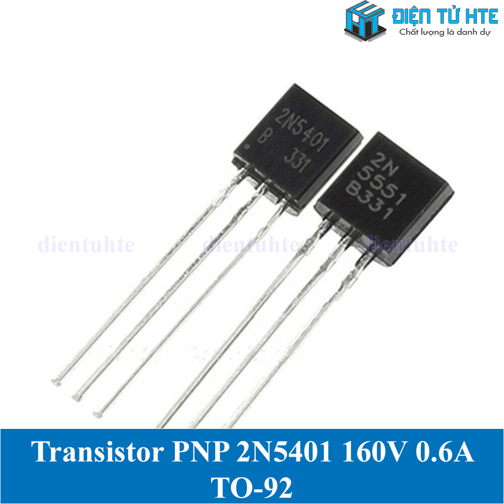 Bộ 10 con Transistor PNP 2N5401 150V 0.6A TO-92