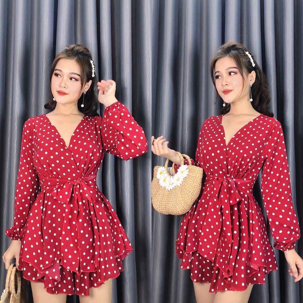 Jum họa tiết chấm bi