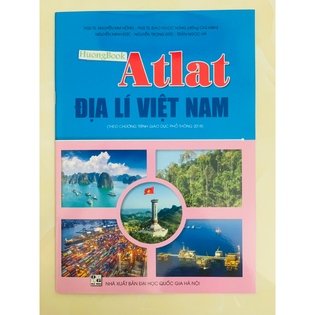 Sách - Atlat Địa Lí Việt Nam ( theo chương trình giáo dục phổ thông 2018 bán kèm 2 bút chì thiên long 2b )