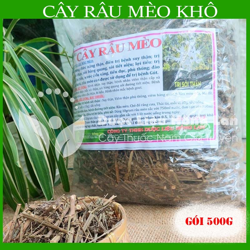 Cây Râu Mèo khô sạch đóng gói 500gram