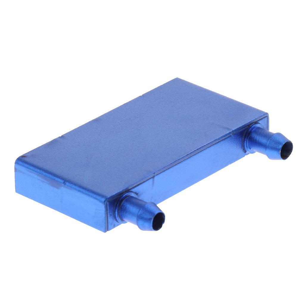 Aluminum Water Cooling Block for CPU Graphics Radiator Heatsink 40x80mm Wide