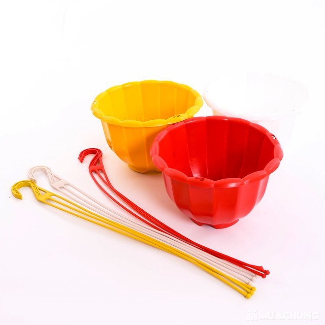 Bộ 5 Chậu Treo Kiểu Bí Ngô