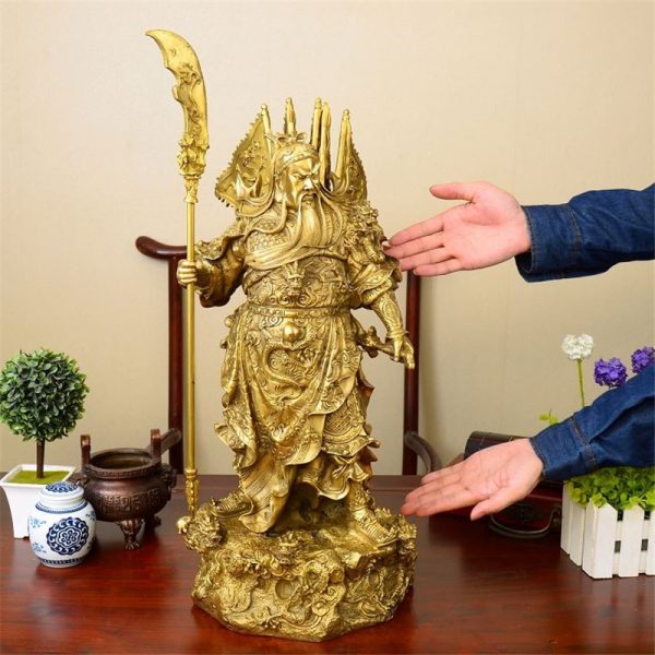 Tượng quan công Vân Trường bằng đồng thau