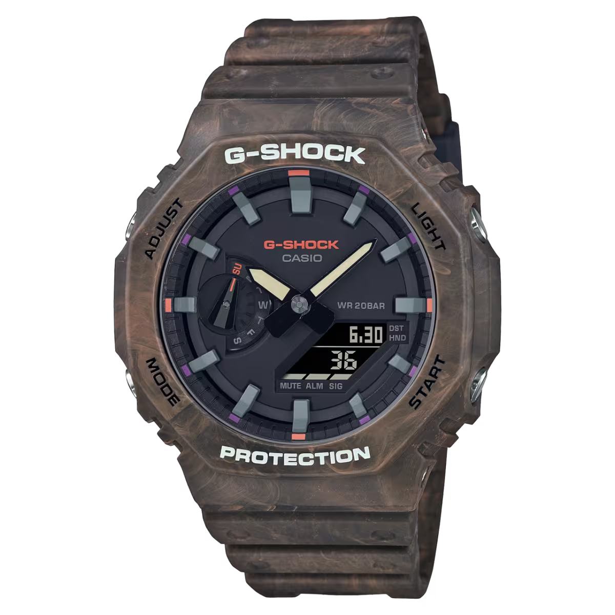 Đồng Hồ Nam Dây Nhựa Casio G-Shock GA-2100FR-5ADR Chính Hãng - GA-2100FR-5A