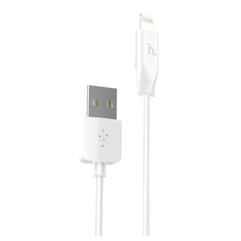 Cáp sạc lightning Hoco X1cho iphone 5 trở lên - dài 2m (Trắng) - Hàng chính hãng