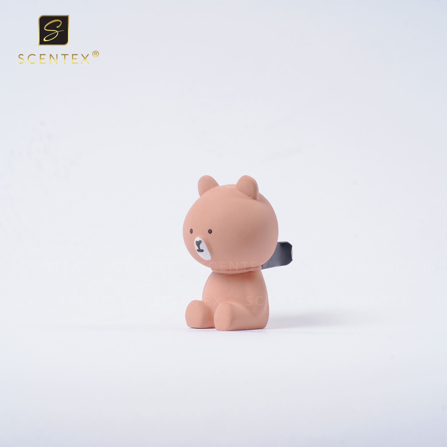 Nước hoa xe hơi cao cấp Scentex Teddy 100% Organic, được làm từ chất liệu đá Aroma Stone đặc biệt, dễ dàng thẩm thấu và khuếch tán mùi hương theo cửa gió điều hòa, khử mùi, diệt khuẩn hiệt quả - Hàng Chính Hãng