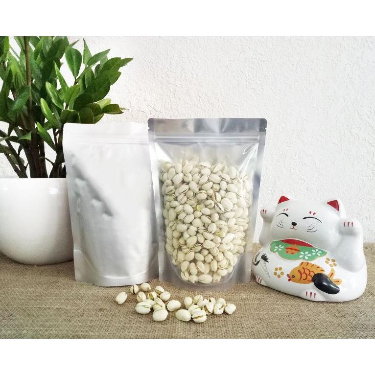 Túi zip mặt trong mặt bạc đáy đứng 12x17cm (1kg)