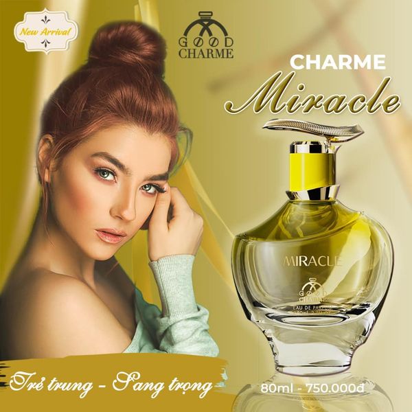 Nước Hoa Nữ Charme Miracle 80ml