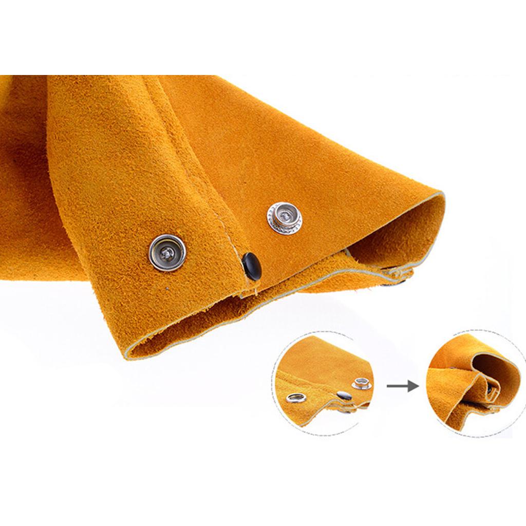 1 Pair Welding Protective Sleeves With Shoulder Extension Heat Resistant