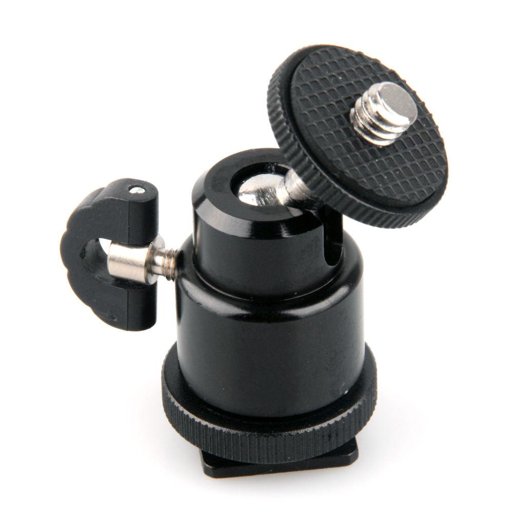 1/4" Ball Head Mount w/M39 to M42 Lens Adapter Ring for Camera Hot Shoe