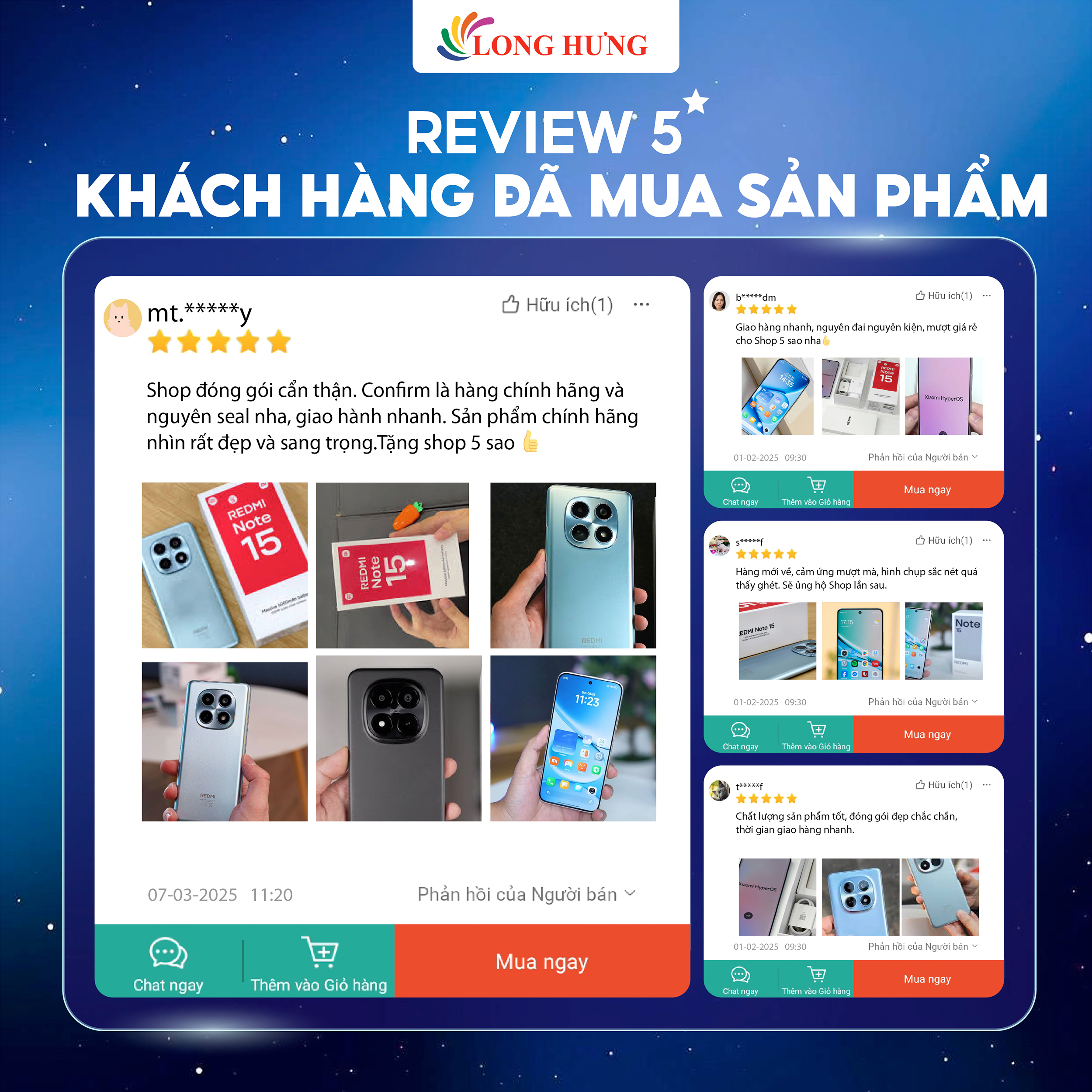 Điện thoại Xiaomi Redmi Note 15 (8GB/256GB) - Hàng chính hãng