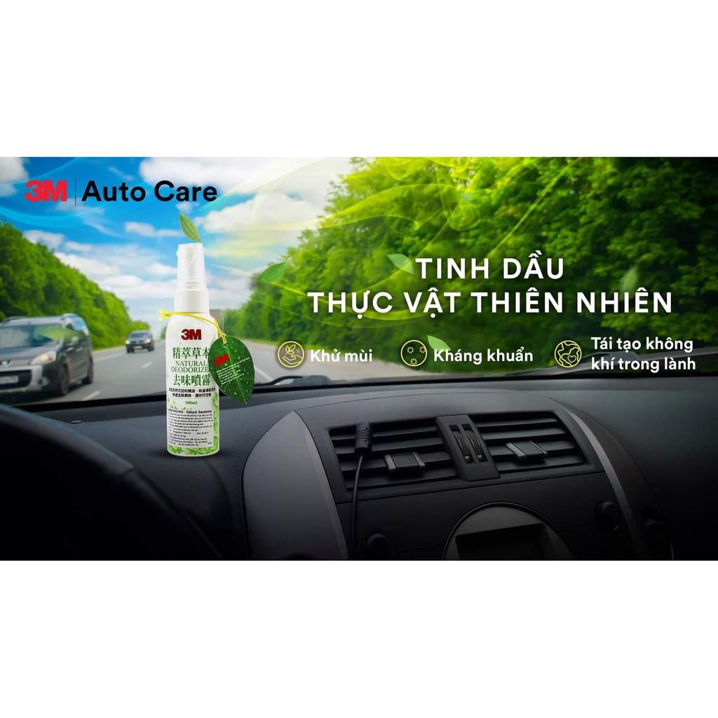 Chai xịt khử mùi , diệt khuẩn ô tô 3m pn12009