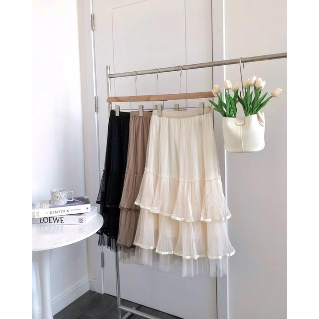 Chân váy voan tutu nữ bèo 2 tầng v877810 by germe