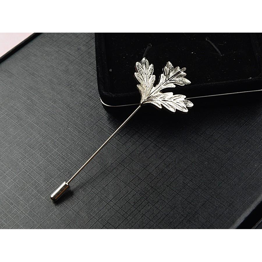 Ghim cài áo - Phụ kiện cài áo vest Lapel pin, Ghim lá phong - tặng kèm hộp Full box - Tiennguyen