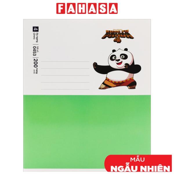 Tập Class Kung Fu Panda 4 - 4 Ô Ly - 200 Trang 58gsm - Hồng Hà 0453 (Mẫu Bìa Giao Ngẫu Nhiên)