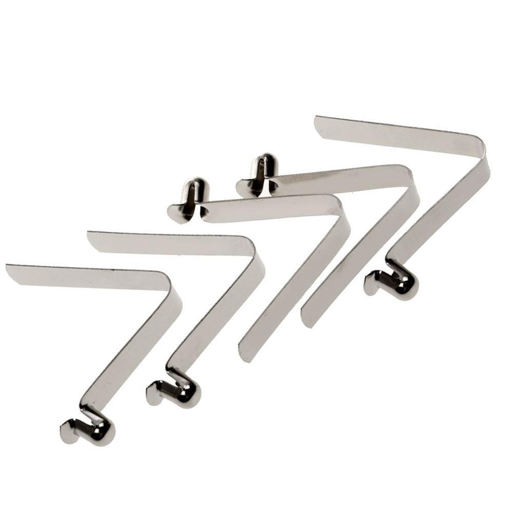 4x5pcs Kayak Paddle Push Snap Button Tent Awning Pole Clips Tube Spring Clips