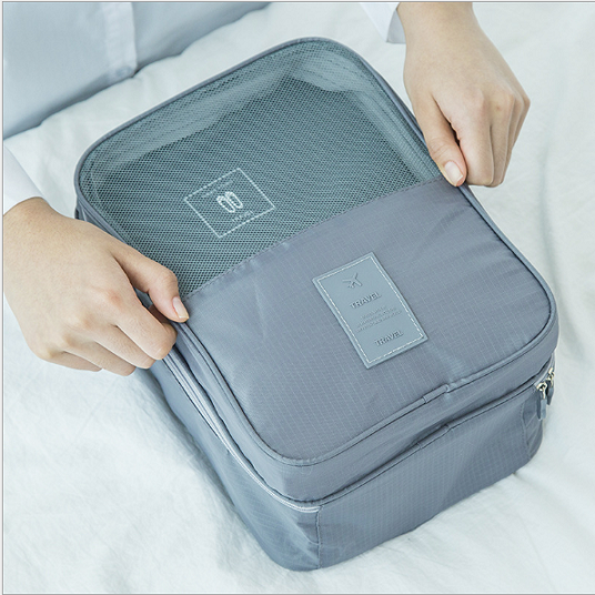 Túi giày cao cấp loại lớn 3 ngăn chống thấm ngăn mùi, xếp gọn đa năng trong vali, túi xách du lịch G401-TuigiayCC
