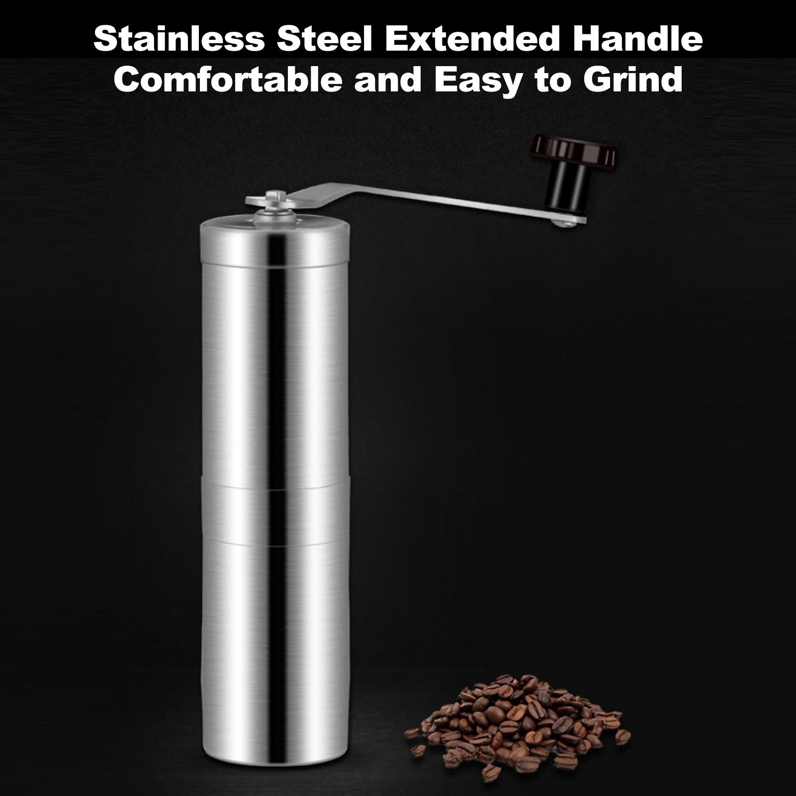 Máy xay cà phê Burr Mill bằng tay,chất liệu thép không gỉ có thể điều chỉnh