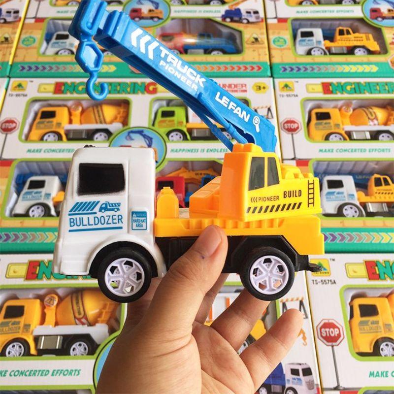 Bộ 4 xe công trình bánh đà