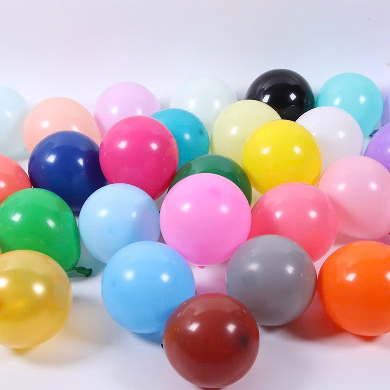 Bịch 100 Bong bóng cao su đủ màu Pastel size từ 22-25 cm phụ kiện trang trí không thể thiếu trong các bữa tiệc - HENRYSA