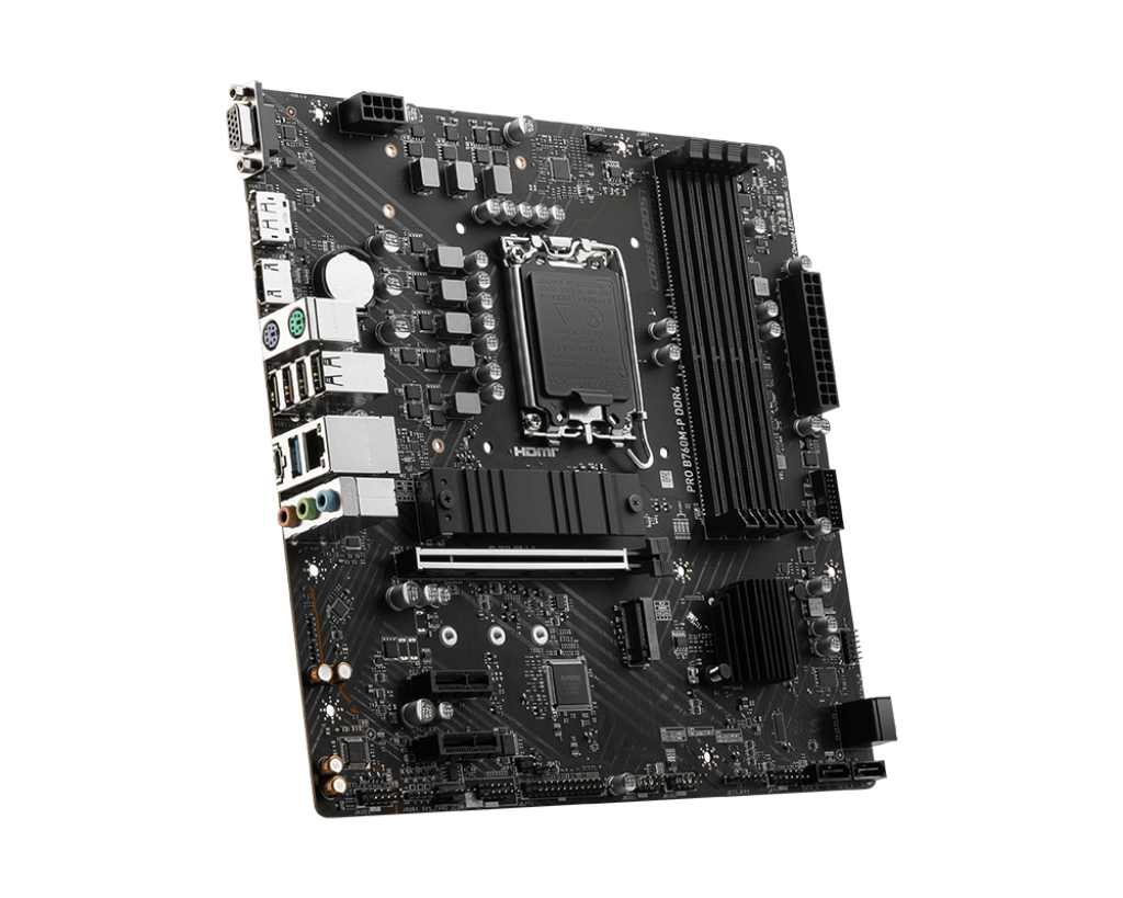 Mainboard MSI PRO B760M-P DDR4 ( B760/LGA1700/M-ATX/4 x DDR4/128GB ) - Hàng Chính Hãng