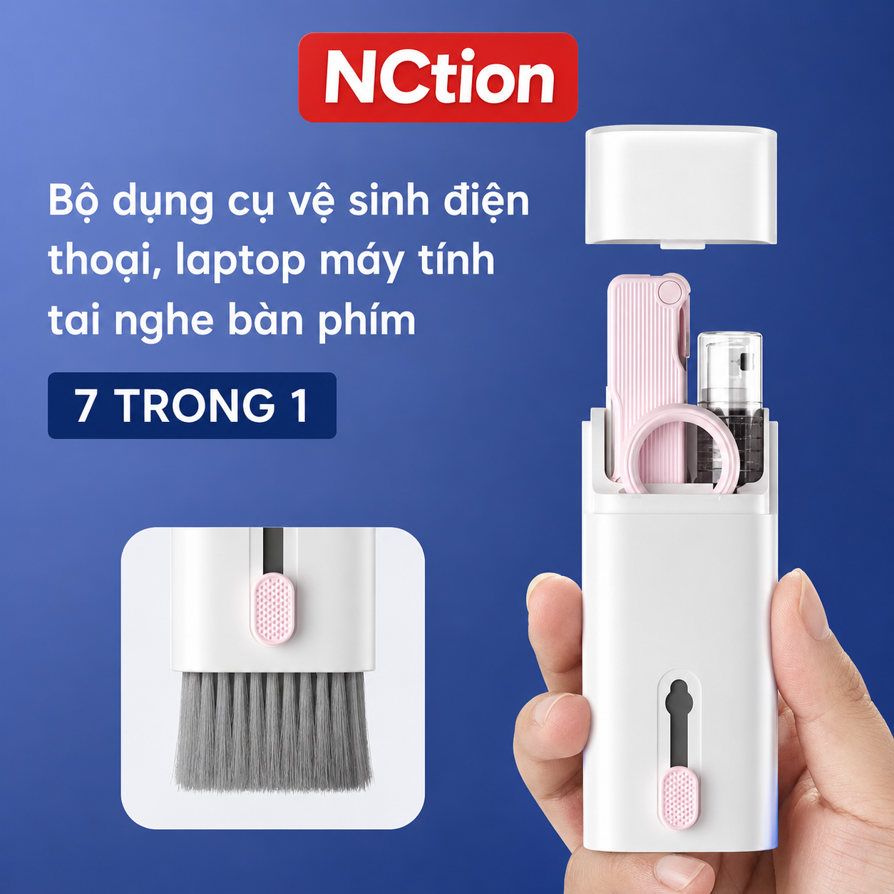 Bộ Vệ Sinh Laptop Đầy Đủ Dụng Cụ Chuyên Dụng Làm Sạch Màn Hình Và Bàn Phím Hiệu Quả