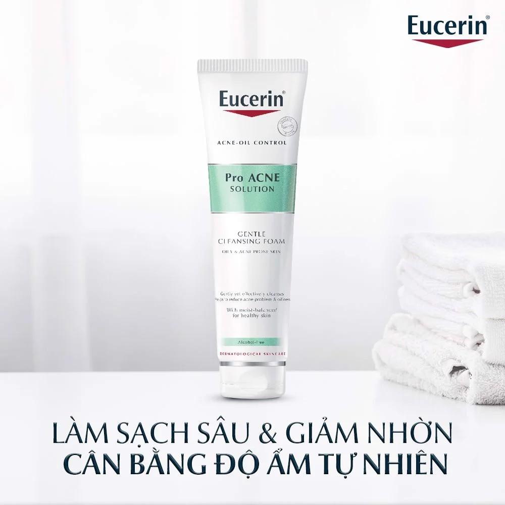 Hình ảnh Eucerin Sữa Rửa Mặt Tạo Bọt Cho Da Nhờn Mụn Pro Acne Cleansing Foam 150g