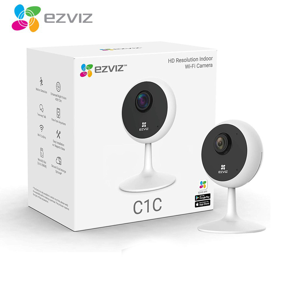 Trọn bộ Camera Ip Wifi Ezviz Cube C1C Full HD 1080P và Thẻ Nhớ Yoosee 32GB - Hàng Chính Hãng