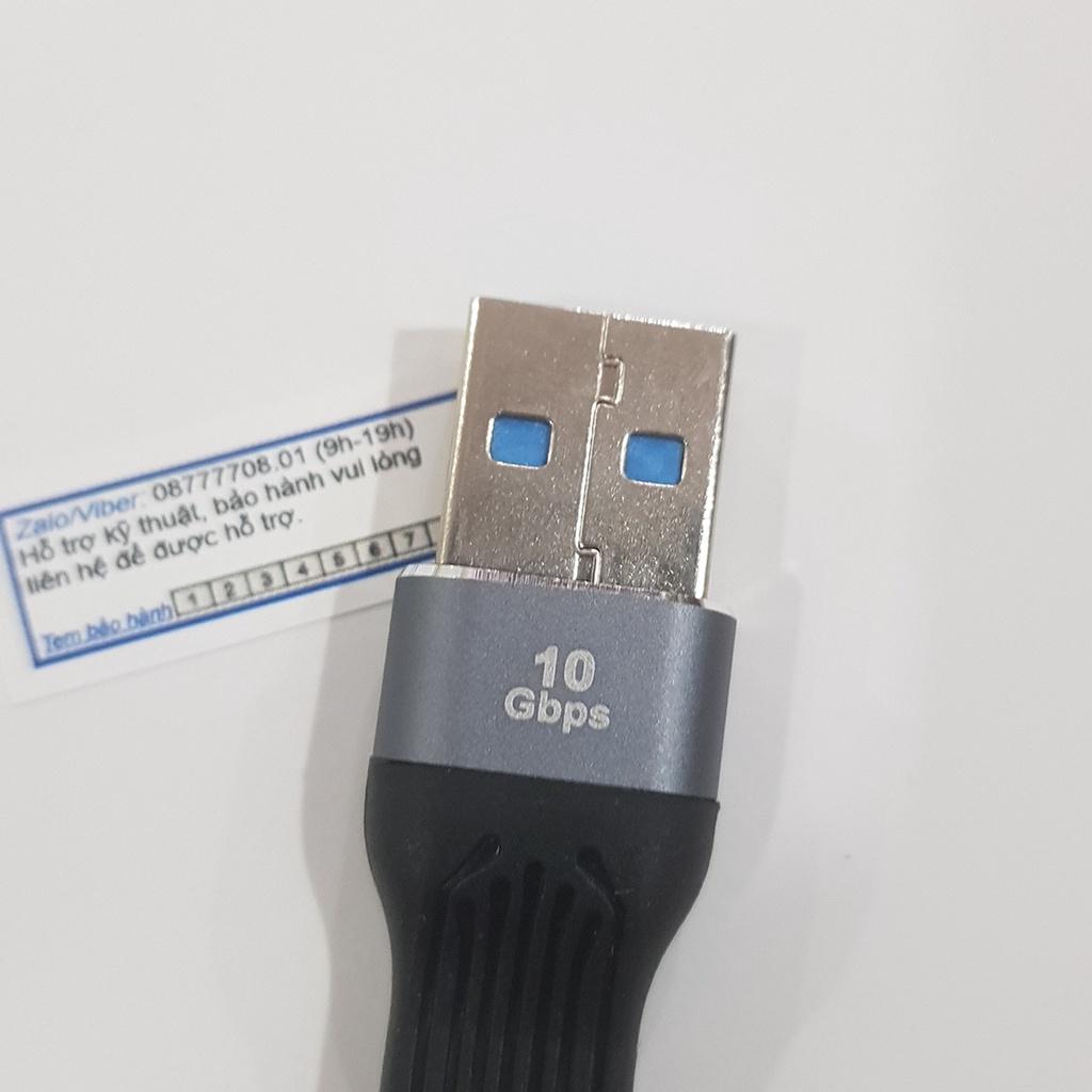 Đầu nối usb 3.1 đực ra usb cái, Cáp usb - usb, đầu nối usb 3.1 tốc độ 10Gbps - Hồ Phạm Usb