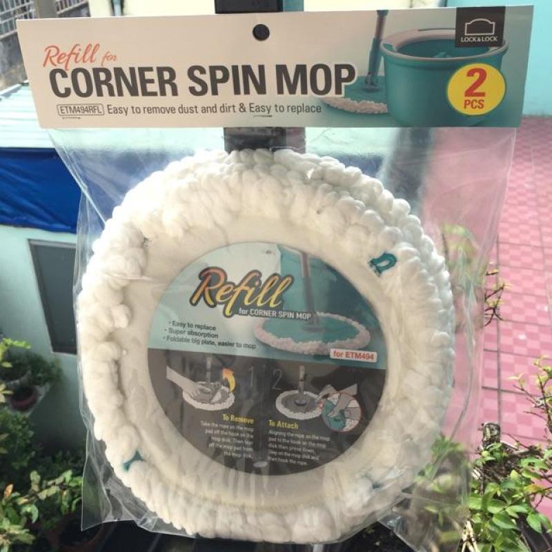 Sét 2 Bông Lau Thay Thế Chổi Lau Nhà Mã ETM498 và ETM494