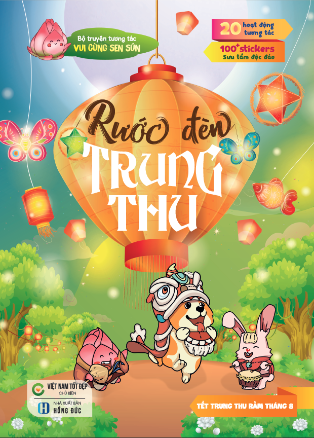 Sách truyện tương tác thiếu nhi - Vui cùng Sen sún: Rước Đèn Trung Thu