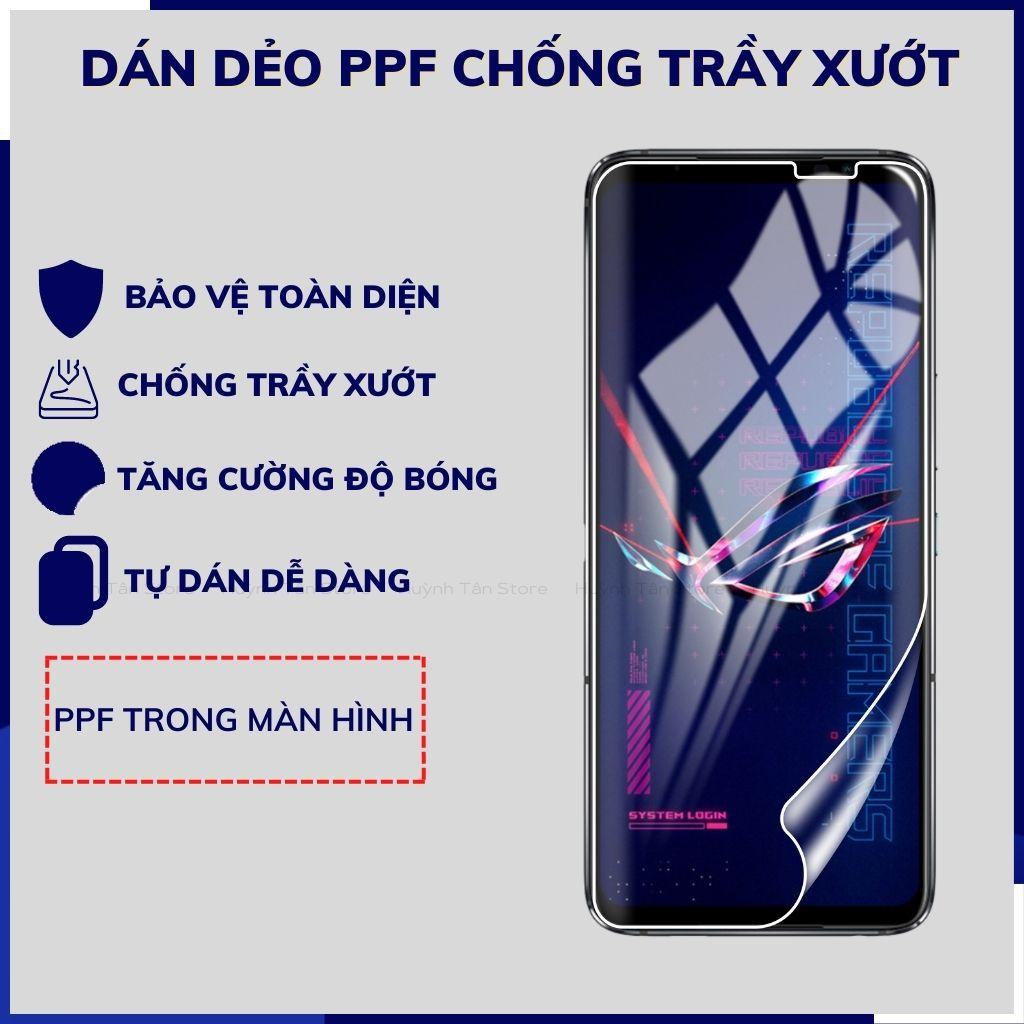 Miếng dán ppf rog phone 6 trong suốt hoặc nhám chống bám vân tay bảo vệ camera mua 1 tặng 1 phụ kiện huỳnh tân store