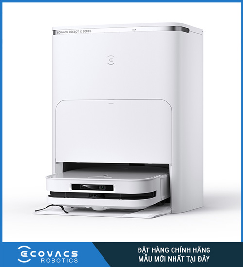 [GIÁ TẠI KHO] - Robot Hút Bụi Lau Nhà Ecovacs Deebot X5 Pro Omni 2025 Màu đen - Hàng chính hãng Ecovacs