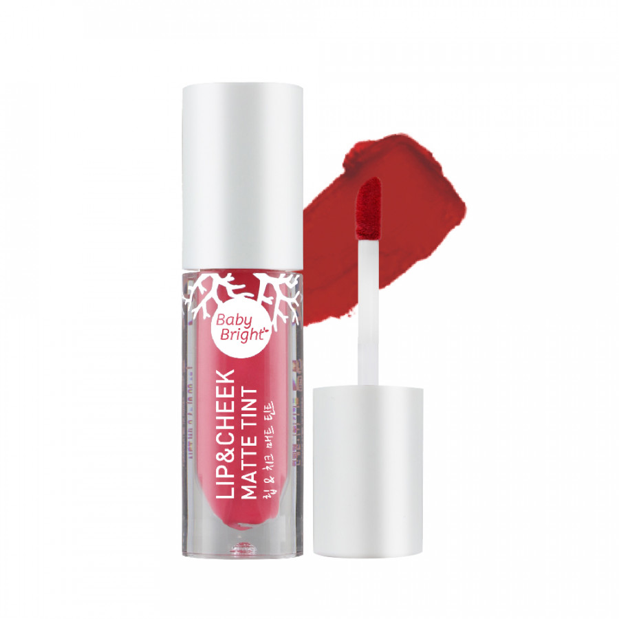 Son kem và má hồng Baby Bright Lip &amp; Cheek Matte Tint 2.4g