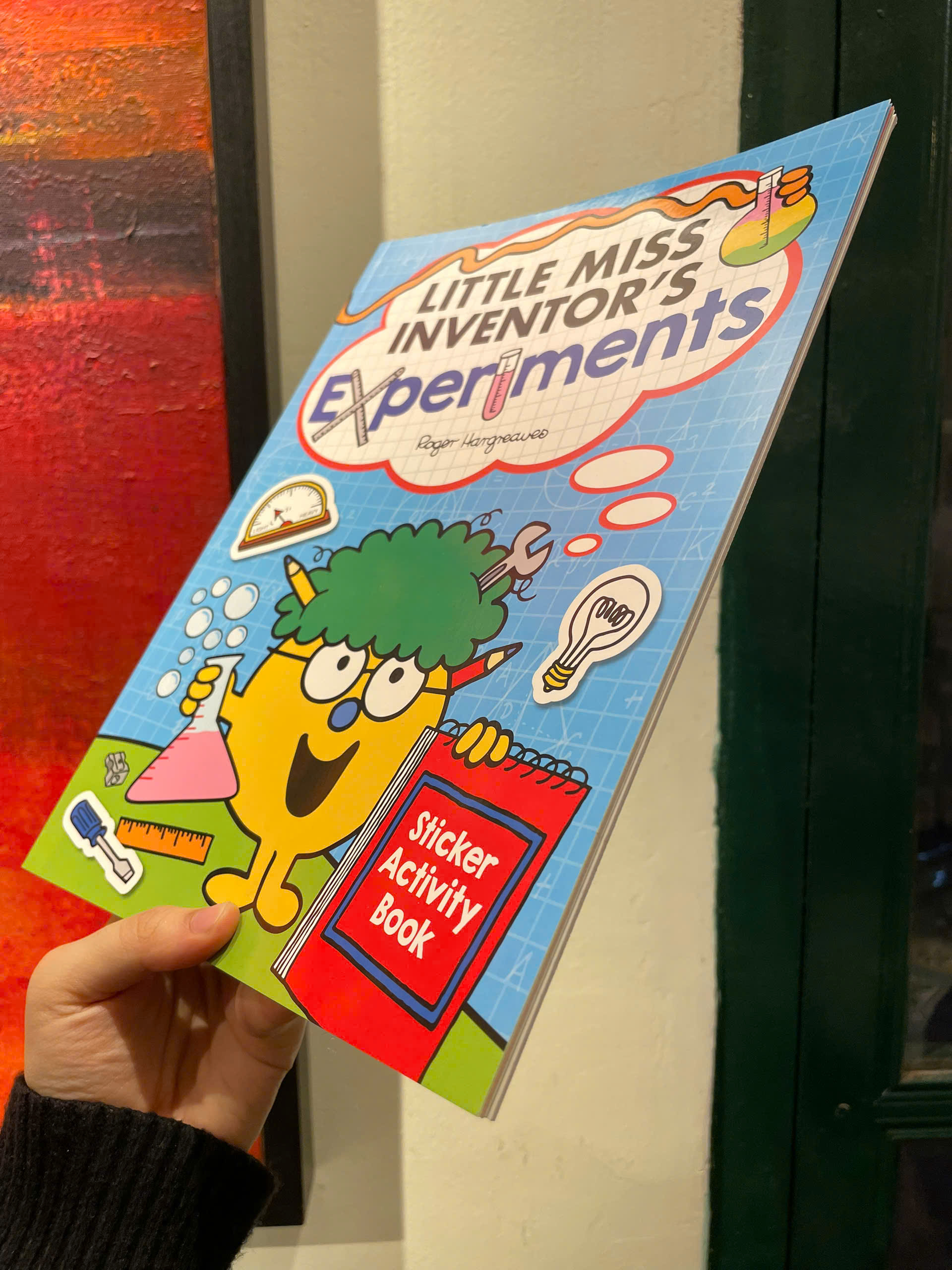 Sách - Little Miss Inventor's Experiments: Sticker Activity Book by Roger Hargreaves