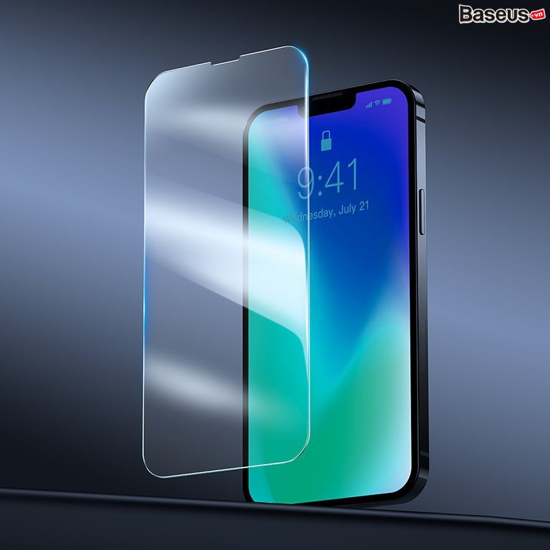 Kính cường lực CY-YMS Baseus 0.3mm Full-screen and Full-glass Super porcelain crystal Tempered Glass Film For iP 13 - hàng chính hãng