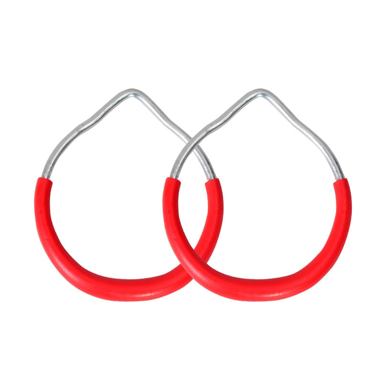 Professional Heavy Duty Fitness Gym Rings Exercise Training Durable Gymnastic Swing Rings Monkey Ring Climbing Ring Obstacle Ring