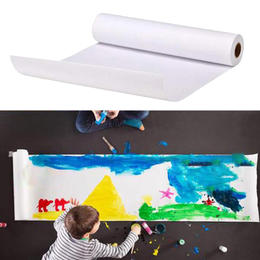 2pcs Drawing Sketching Coloring Painting Paper Art Craft Supply 45cmx25m