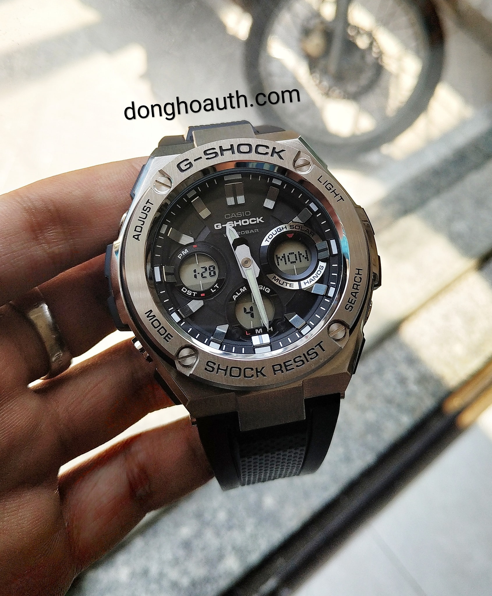 Đồng Hồ Nam Casio G-SHOCK GST-S110-1A chính hãng 